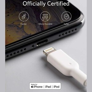 کابل شارژ و انتقال داده یو اس بی به لایتنینگ 1.8 متری انکر