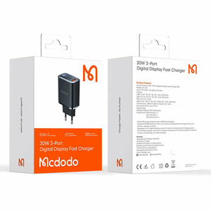 قیمت آداپتور تایپ سی و یو اس بی فست شارژ 30 وات مک دودو