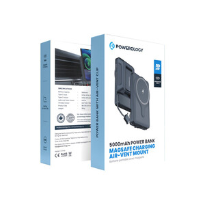 پاوربانک شارژ وایرلس 5000 میلی آمپر پاورولوژی