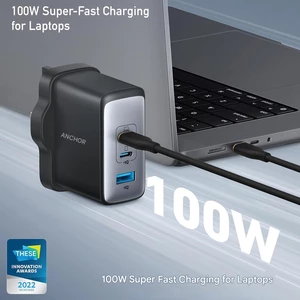 فروش آداپتور مسافرتی تایپ سی یو اس بی فست شارژر لپ تاپ مک بوک انکر