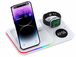 خرید شارژر وایرلس و استند رومیزی 5 کاره A82 5-in-1 Wireless Charging Dock