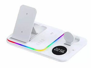 شارژر وایرلس و استند رومیزی 5 کاره A82 5-in-1 Wireless Charging Dock