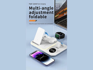 شارژر وایرلس و استند رومیزی 5 کاره A82 5-in-1 Wireless Charging Dock