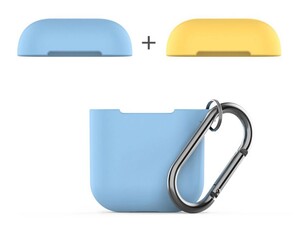 کاور سیلیکونی دو درب ایرپاد AHAStyle PT46 Case Airpods 1/2