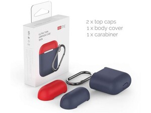 کاور سیلیکونی دو درب ایرپاد AHAStyle PT46 Case Airpods 1/2