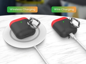 کاور سیلیکونی دو درب ایرپاد AHAStyle PT46 Case Airpods 1/2