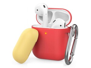 کاور سیلیکونی دو درب ایرپاد AHAStyle PT46 Case Airpods 1/2