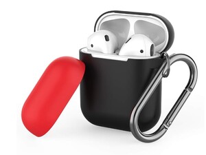 کاور سیلیکونی دو درب قلاب دار ایرپاد AHAStyle Ultra Airpods Case
