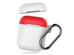 کاور سیلیکونی دو درب قلاب دار ایرپاد AHAStyle Ultra Airpods Case