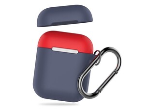 کاور سیلیکونی دو درب قلاب دار ایرپاد AHAStyle Ultra Airpods Case