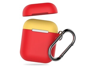 کاور سیلیکونی دو درب قلاب دار ایرپاد AHAStyle Ultra Airpods Case