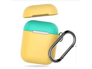 کاور سیلیکونی دو درب قلاب دار ایرپاد AHAStyle Ultra Airpods Case