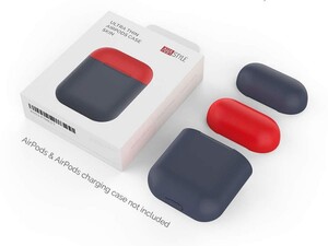 کاور سیلیکونی دو درب ایرپاد AHAStyle Ultra Thin Airpods Case