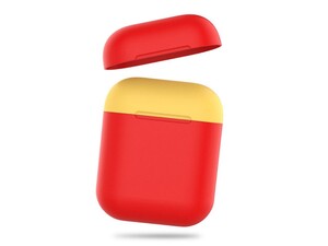 کاور سیلیکونی دو درب ایرپاد AHAStyle Ultra Thin Airpods Case