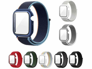 بند اپل واچ سری4-6/SE اس ای سایز 44 میلی متری کوتتسی Coteetci W77 nylon integrated case strap 44mm 21020