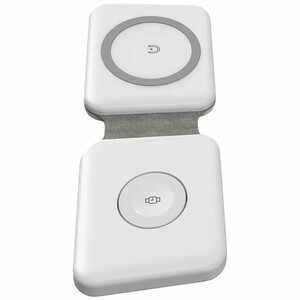 شارژر وایرلس سه کاره تاشو 18 وات گوشی، اپل واچ و هندزفری بلوتوثی ارلدام WC19