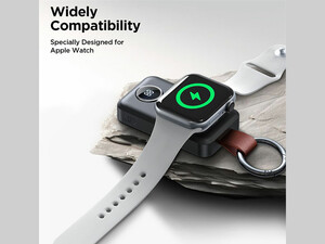 شارژر بی سیم اپل واچ سری 2، 3، 4، 5، 6، 7، 8، اولترا و اس ای با ظرفیت باتری 2000 میلی‌آمپرساعت جویروم JR-WQW01