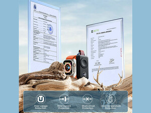 شارژر بی سیم اپل واچ سری 2، 3، 4، 5، 6، 7، 8، اولترا و اس ای با ظرفیت باتری 2000 میلی‌آمپرساعت جویروم JR-WQW01