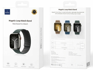 کیفیت بند اپل واچ 42، 44، 45 و 49 میلی‌متری ویوو WIWU 42/44/45/49mm Magnetic Loop Watch Band Wi-WB011