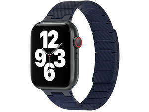 خرید بند اپل واچ مگنتی با الگوی فیبر کربن 38، 40 و 41 میلی‌متری ویوو WIWU 38/40/41MM Carbon Fiber pattern magnetic watch band Wi-WB009