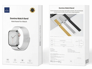 خرید بند فلزی اپل واچ 38، 40 و 41 میلی‌متری ویوو WIWU 38/40/41 Stainless steel watch band Wi-WB002