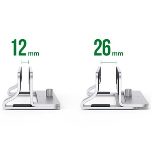 استند عمودی و نظم‌دهنده آلومینیومی لپ‌تاپ و تبلت یوگرین