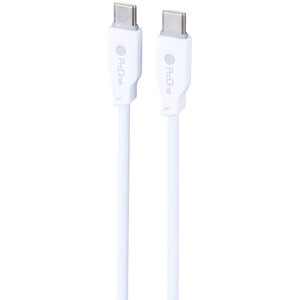 کابل سفید تایپ‌سی به تایپ‌سی سوپر فست شارژ 100 وات 1.2 متر پرووان