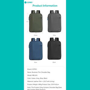 بهترین کوله پشتی لپ تاپ 15.6 اینچ کوتتسی