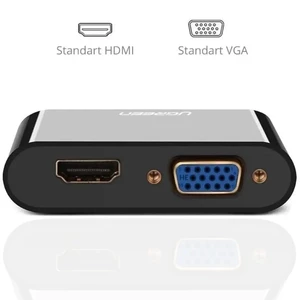 مبدل HDMI به VGA و HDMI یوگرین CM101-40744