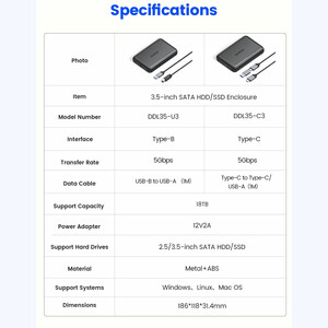 خرید باکس هارد اکسترنال SATA اوریکو