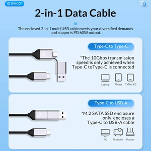 بهترین باکس هارد 2.5 اینچ و 3.5 اینچ یک سینی Type-C اوریکو