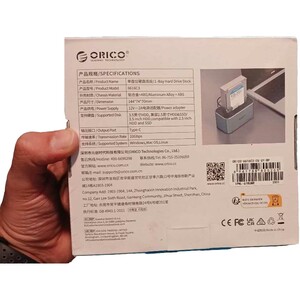 باکس هارد 2.5 اینچ و 3.5 اینچ یک سینی Type-C اوریکو