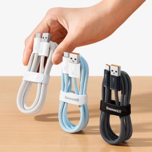 خرید کابل شارژ یو اس بی به تایپ سی 100 وات یک متری بیسوس