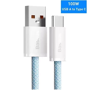 کابل شارژ یو اس بی به تایپ سی 100 وات یک متری بیسوس