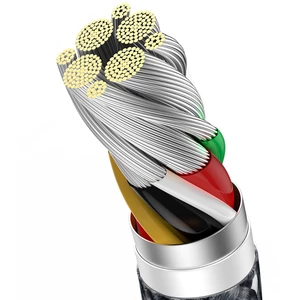 قیمت کابل شارژ یو اس بی به تایپ سی 100 وات یک متری بیسوس