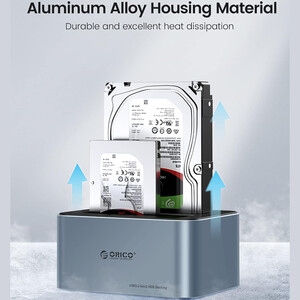 داک هارد دیسک 2 سینی تایپ سی اوریکو