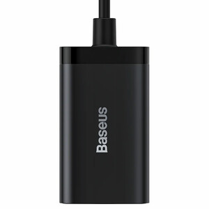 خرید شارژر رومیزی فست 4 پورت تایپ‌سی و یواس‌بی 65 وات بیسوس