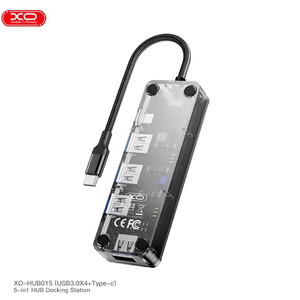 خرید هاب 5 پورت تایپ سی ایکس او