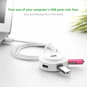 هاب یو اس بی 4 پورت یک متر یوگرین