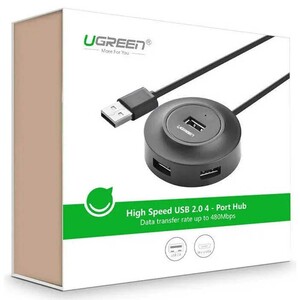هاب یو اس بی 4 پورت یک متر یوگرین