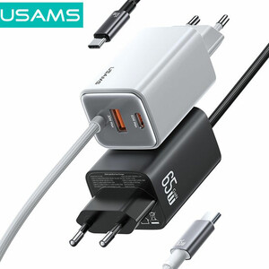 شارژر Usams CC266 PD65W با کابل Type-C