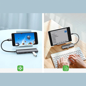 خرید آداپتور تایپ سی 5 پورت مک بوک یوگرین