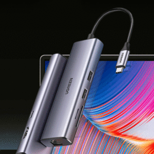 فروش آداپتور تایپ سی 7 پورت مک بوک یوگرین