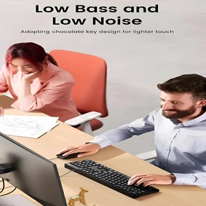 صفحه کلید با سیم کم صدای کامپیوتر یوگرین