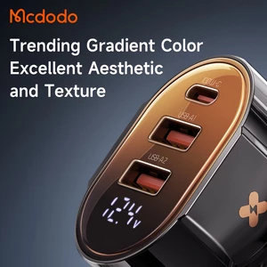 شارژر فندکی دیجیتالی سه پورت مک دودو