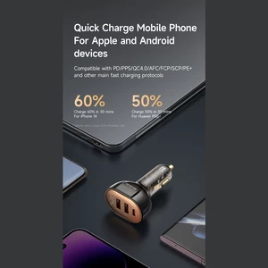 شارژر فندکی دیجیتالی سه پورت مک دودو