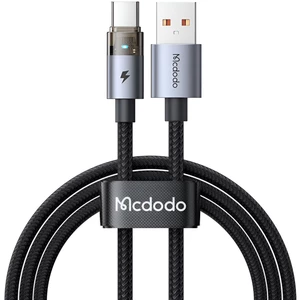 کابل سوپر فست شارژ یو اس بی به تایپ سی شفاف 100 وات 6 آمپر 1.2 متری مک دودو CA-689