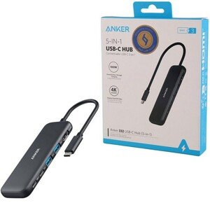 هاب تایپ‌سی 5 پورت انکر