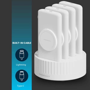 داک شارژ پاوربانک بی سیم وایرلس مگنتی مگ‌ سیف ایستگاه شارژ پاورولوژی