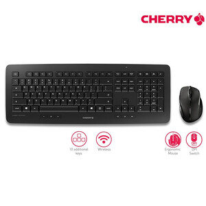 ست موس و کیبورد بی سیم ارگنومیک چری DW 5100